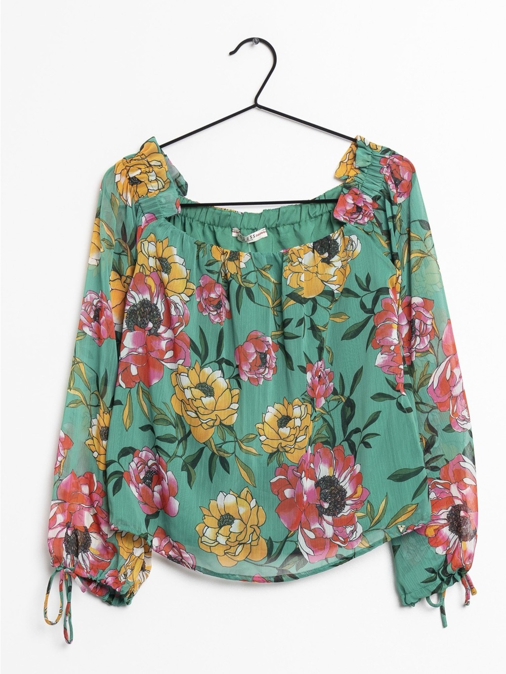 New GUESS Floral Off-Shoulder Blouse
